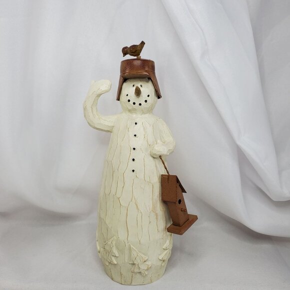 Flurryville Collection Frosty Frank of the Forest Snowman figurine Winter 8.5" - Picture 2 of 8